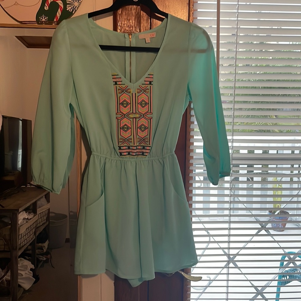 Spring or Summer Romper with pockets size: XS